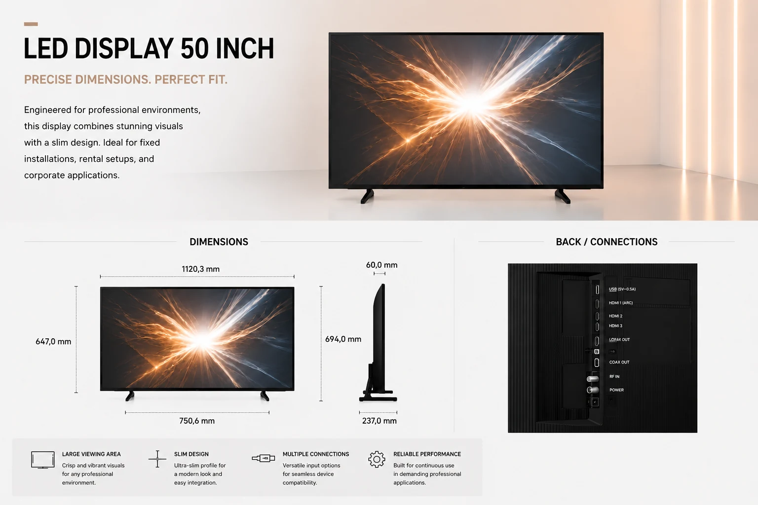 50 inch