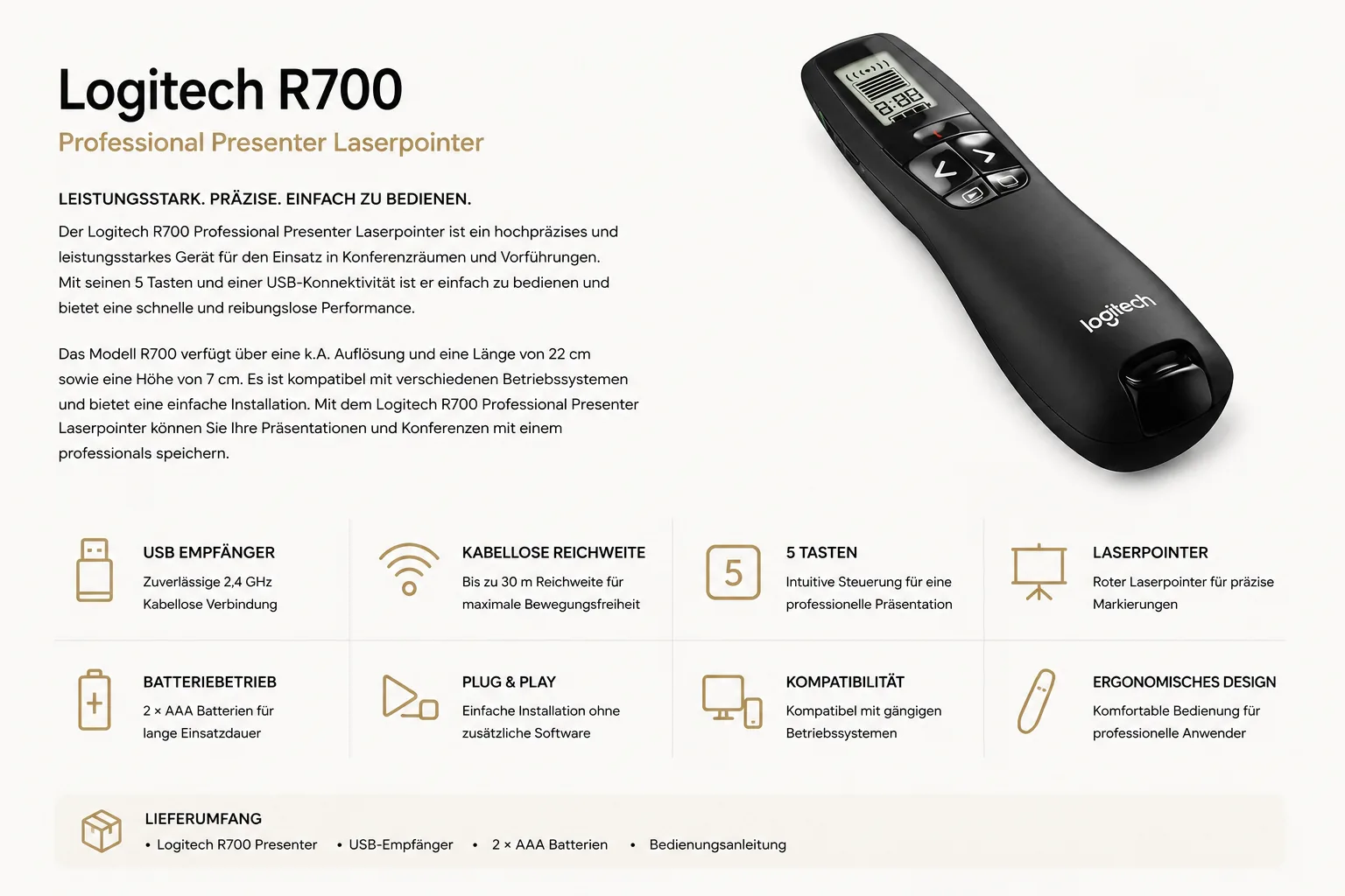 Logitech R700